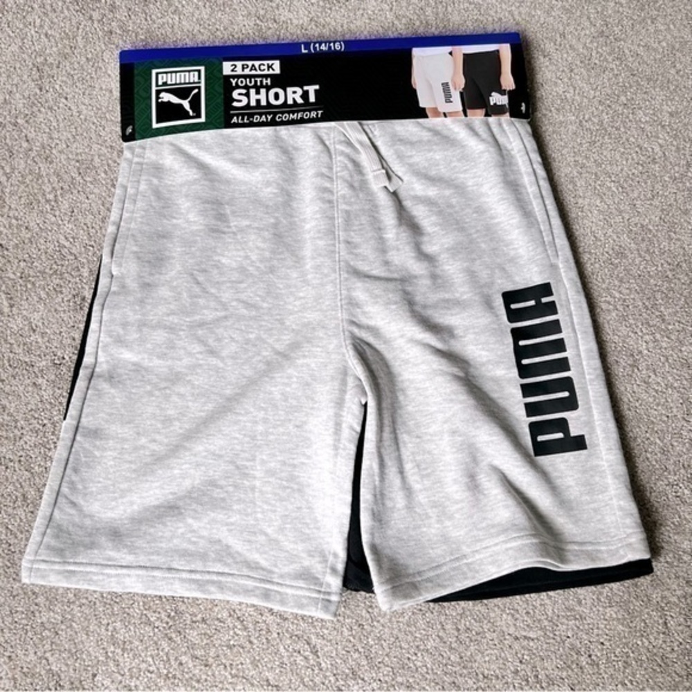 NWT Puma boys size large 14/16 set of two shorts
